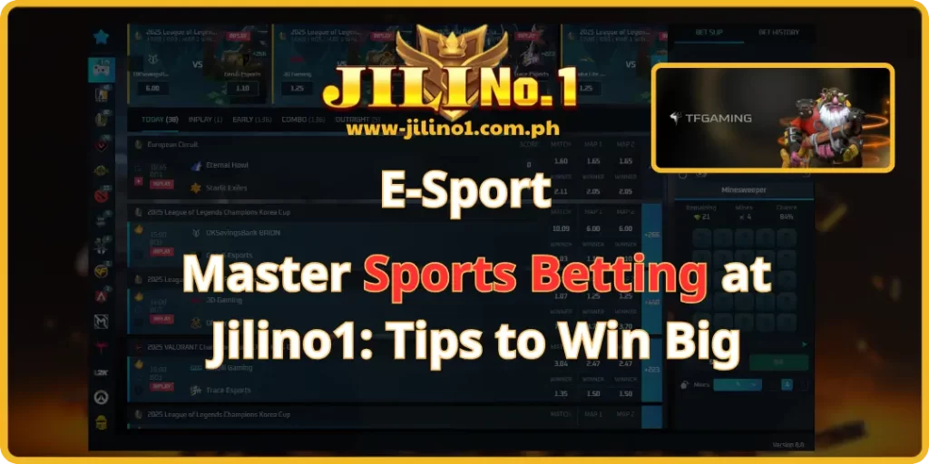 Master Sports Betting at Jilino1_ Tips to Win Big